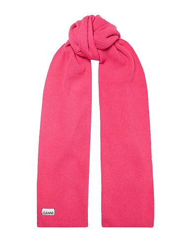 GANNI Scarves and foulards Fuchsia 80% Lambswool, 20% Polyamide