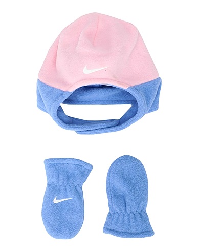 NIKE Baby accessories set SWOOSH BABY TRAPPER Pastel blue 100% Polyester