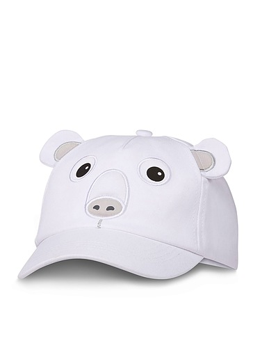 AFFENZAHN Hat White 100% Cotton, Ecological wool