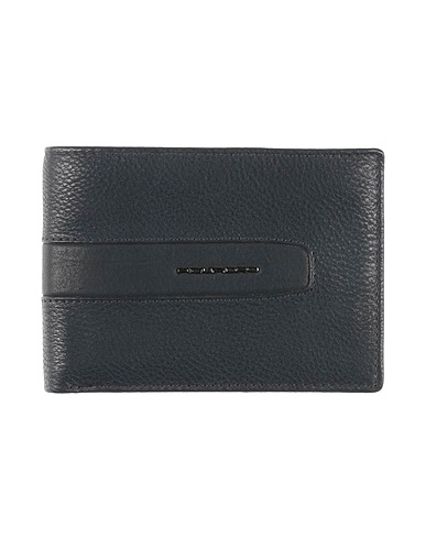 PIQUADRO Wallet Lead Soft Leather, Metal
