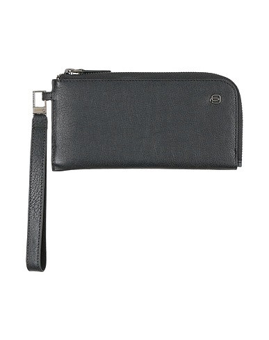PIQUADRO Wallet Black Soft Leather