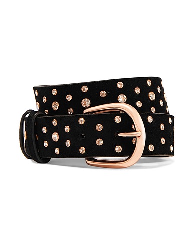 ISABEL MARANT Belts Black Soft Leather
