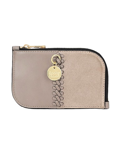SEE BY CHLOÉ Wallet Taupe 100% Bovine leather