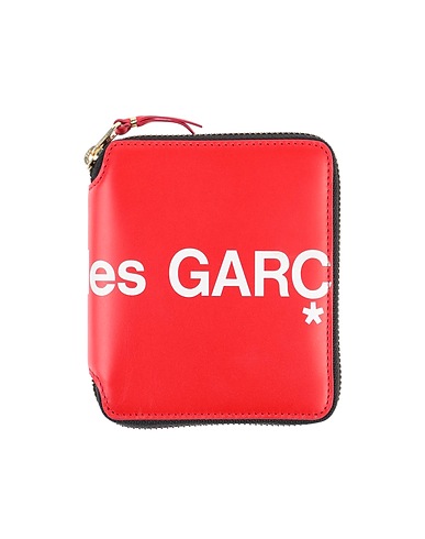 COMME des GARÇONS Portafoglio Rosso 100% Cuoio, Pelle di bovino