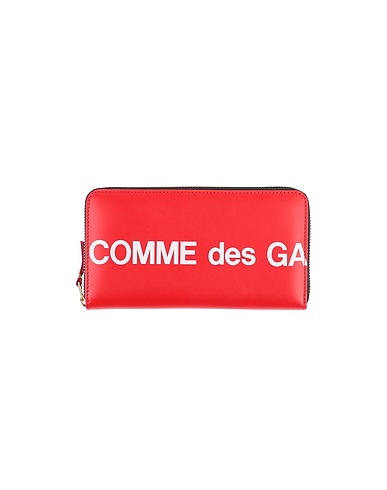 COMME des GARÇONS Wallet Red Soft Leather