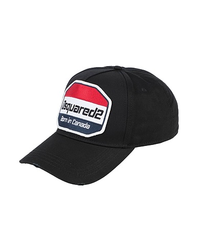 DSQUARED2 Hat Black 100% Cotton