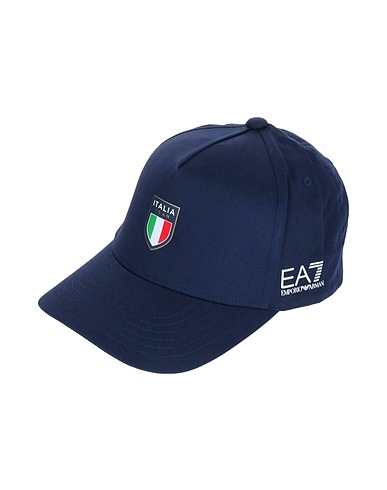 EA7 Hat Midnight blue 100% Cotton