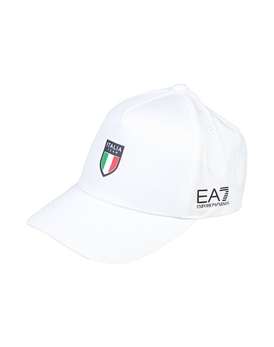 EA7 Hat White 100% Cotton