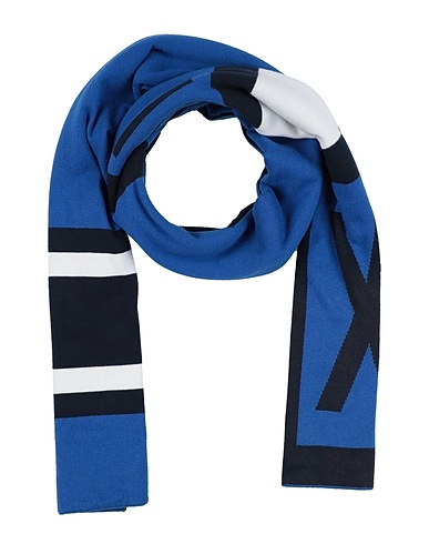 ARMANI EXCHANGE Sciarpe e foulard Blu 97% Cotone, 3% Cachemire