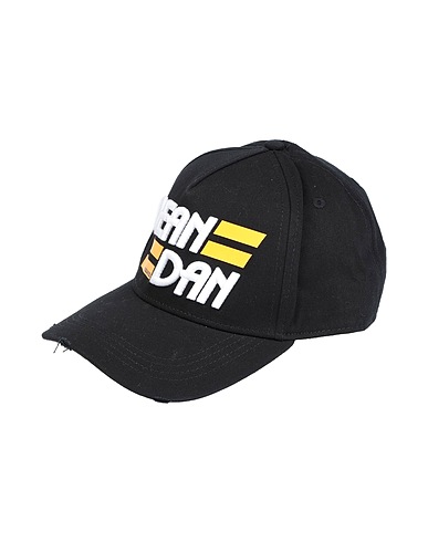 DSQUARED2 Hat Black 100% Cotton