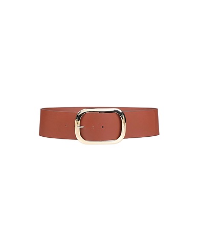 LIVIANA CONTI High-waist belt Brown Leather