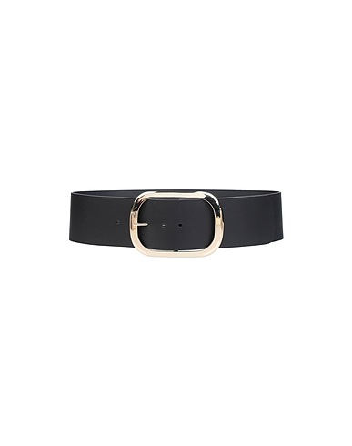 LIVIANA CONTI High-waist belt Black Leather