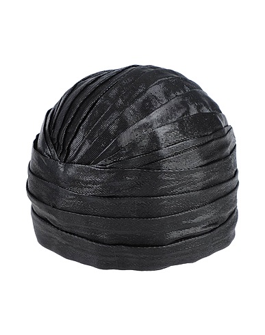 SAINT LAURENT Hat Black 77% Silk, 23% Polyester