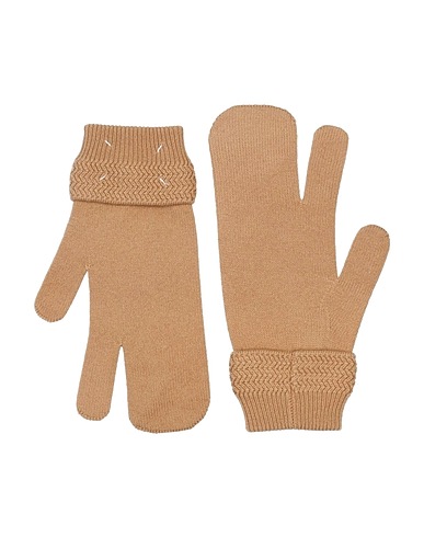 MAISON MARGIELA Gloves Camel 90% Wool, 10% Cashmere
