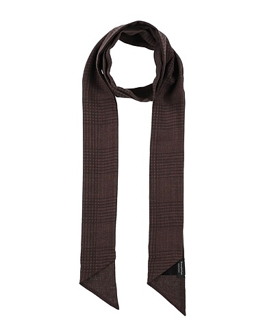ZEGNA Scarves and foulards Brown 95% Wool, 5% Yak wool