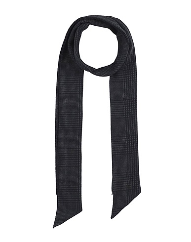 ZEGNA Sciarpe e foulard Antracite 95% Lana, 5% Lana di yak