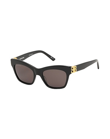 BALENCIAGA Sunglasses BB0132S-001
 Black Acetate