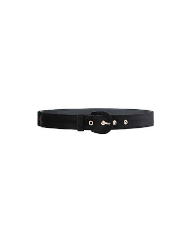GIADA BENINCASA Regular belt Black 100% Polyester