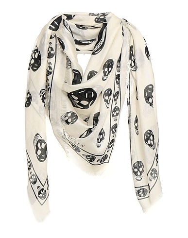 MCQUEEN Scarves and foulards Beige 85% Modal, 15% Silk