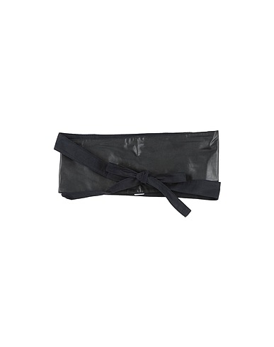 TWINSET High-waist belt Black 66% Cotton, 26% Polyester, 8% Polyamide, Polyurethane