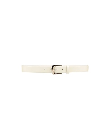 MAISON MARGIELA Regular belt White 100% Bovine leather