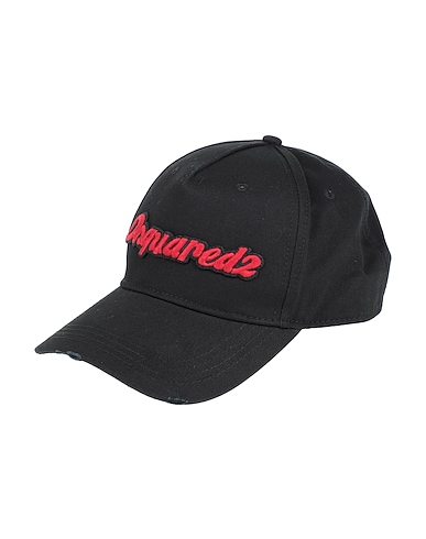 DSQUARED2 Hat Black 100% Cotton