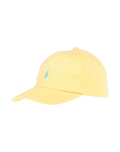 POLO RALPH LAUREN Hat  Cotton Twill Ball Cap 
 Pastel yellow 100% Cotton