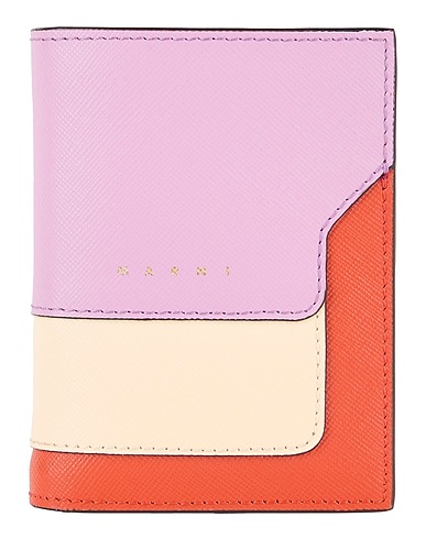 MARNI Wallet Rust 100% Bovine leather
