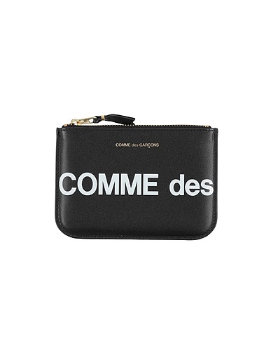 COMME des GARÇONS Brieftasche Schwarz Rindsleder