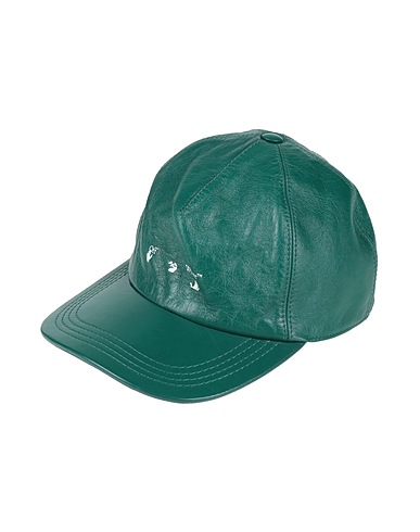 OFF-WHITE™ Cappello Verde smeraldo 100% Pelle