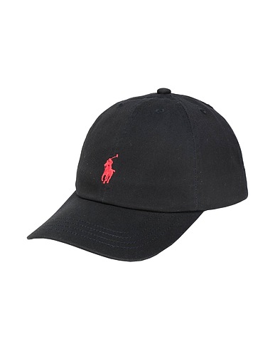 POLO RALPH LAUREN 帽子 Cotton Chino Baseball Cap
 ブラック コットン 100%