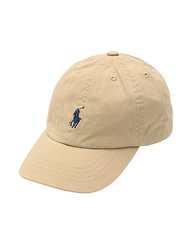 POLO RALPH LAUREN Cappello Cotton Chino Baseball Cap
 Sabbia 100% Cotone