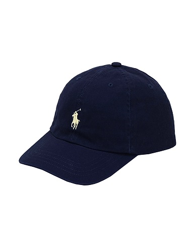 POLO RALPH LAUREN Cappello Cotton Chino Baseball Cap
 Blu notte 100% Cotone