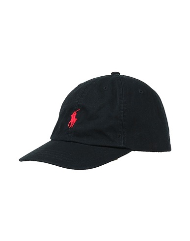 POLO RALPH LAUREN Hat Cotton Chino Baseball Cap
 Black 100% Cotton