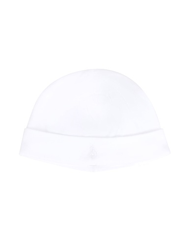 POLO RALPH LAUREN Cappello Cotton Interlock Hat
 Bianco 100% Cotone