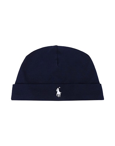 POLO RALPH LAUREN Hat Cotton Interlock Hat
 Midnight blue 100% Cotton