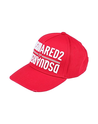 DSQUARED2 Hat Red 100% Cotton