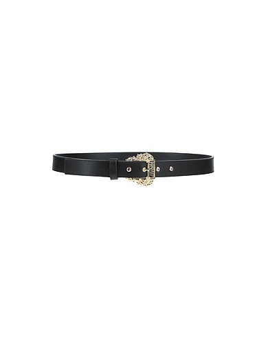 VERSACE JEANS COUTURE Cintura Regular Nero Pelle di vitello
