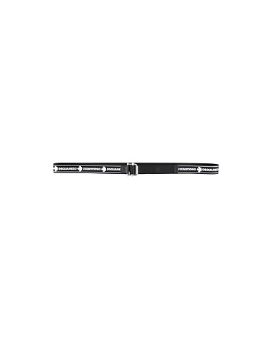 DSQUARED2 Fabric belt Black Textile fibres