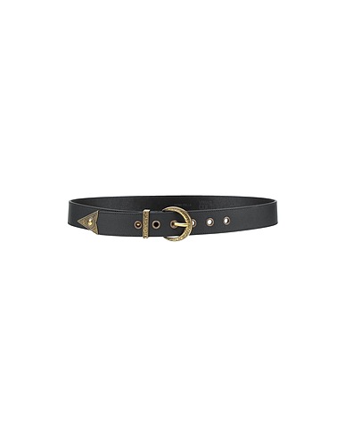 VERSACE JEANS COUTURE Gürtel Schwarz Kalbsleder