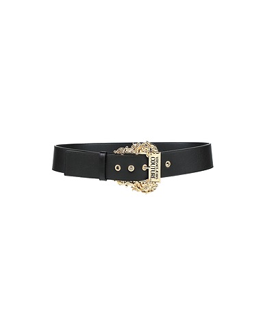 VERSACE JEANS COUTURE Cinture Nero Pelle di vitello