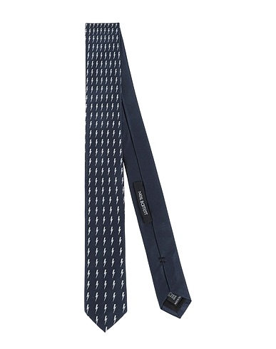 NEIL BARRETT Cravatte e papillon Blu notte 100% Seta