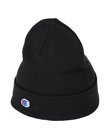 CHAMPION Hat Black 68% Acrylic, 29% Wool, 3% Elastane