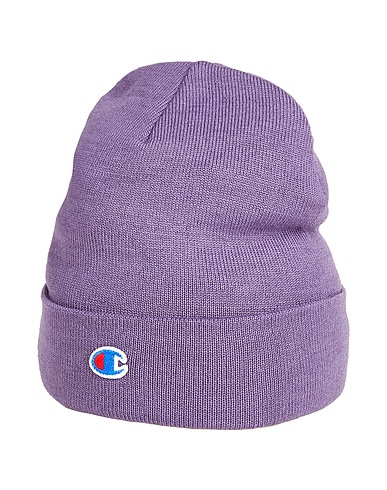 CHAMPION Hat Purple 68% Acrylic, 29% Wool, 3% Elastane