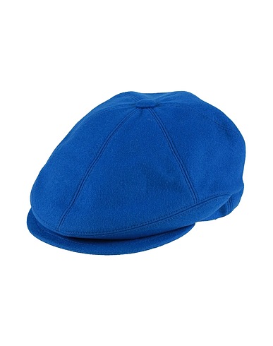 BORSALINO Hat Bright blue 100% Merino Wool