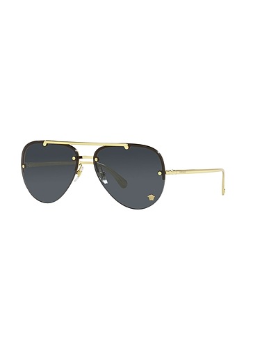 VERSACE Lunettes de soleil VE2231 
 Or Métal