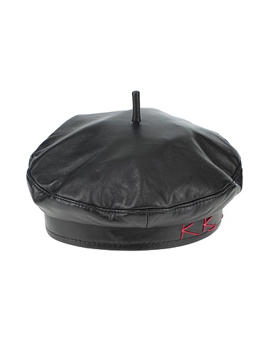RUSLAN BAGINSKIY Hat Black 100% Leather