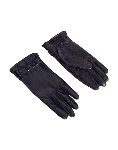 DUNHILL Gloves Midnight blue 60% Polyamide, 40% Polyester, Lambskin