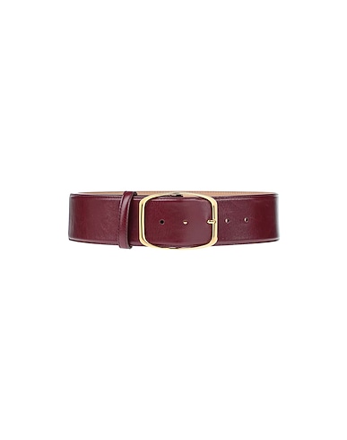 DOLCE&GABBANA Belts Burgundy 100% Calfskin