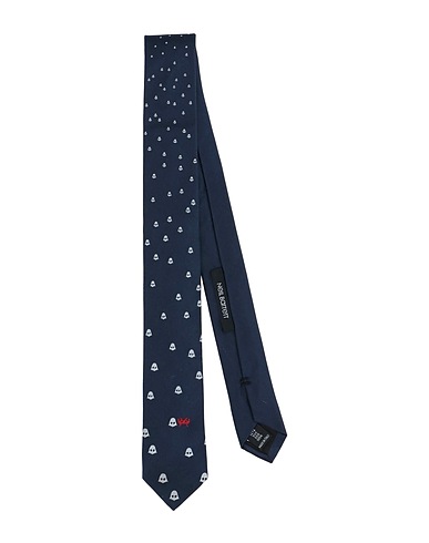 NEIL BARRETT Ties and bow ties Midnight blue 100% Silk